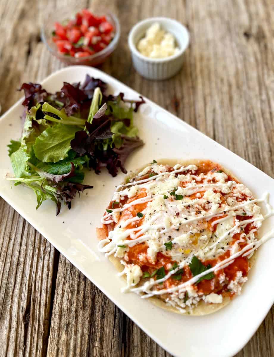 Easy New Mexican Style Huevos Rancheros With Homemade Pico De Gallo