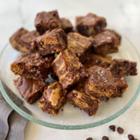 Easy Marbled Chocolate Chip Cookie Brownie Recipe