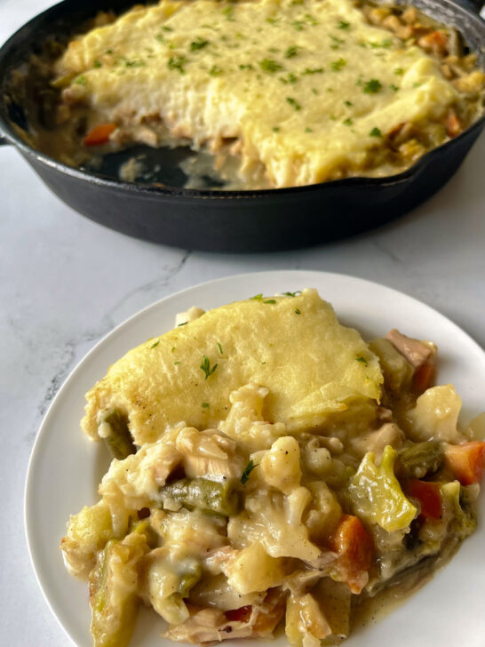 Easy Chicken with Mashed Potatoes Pie