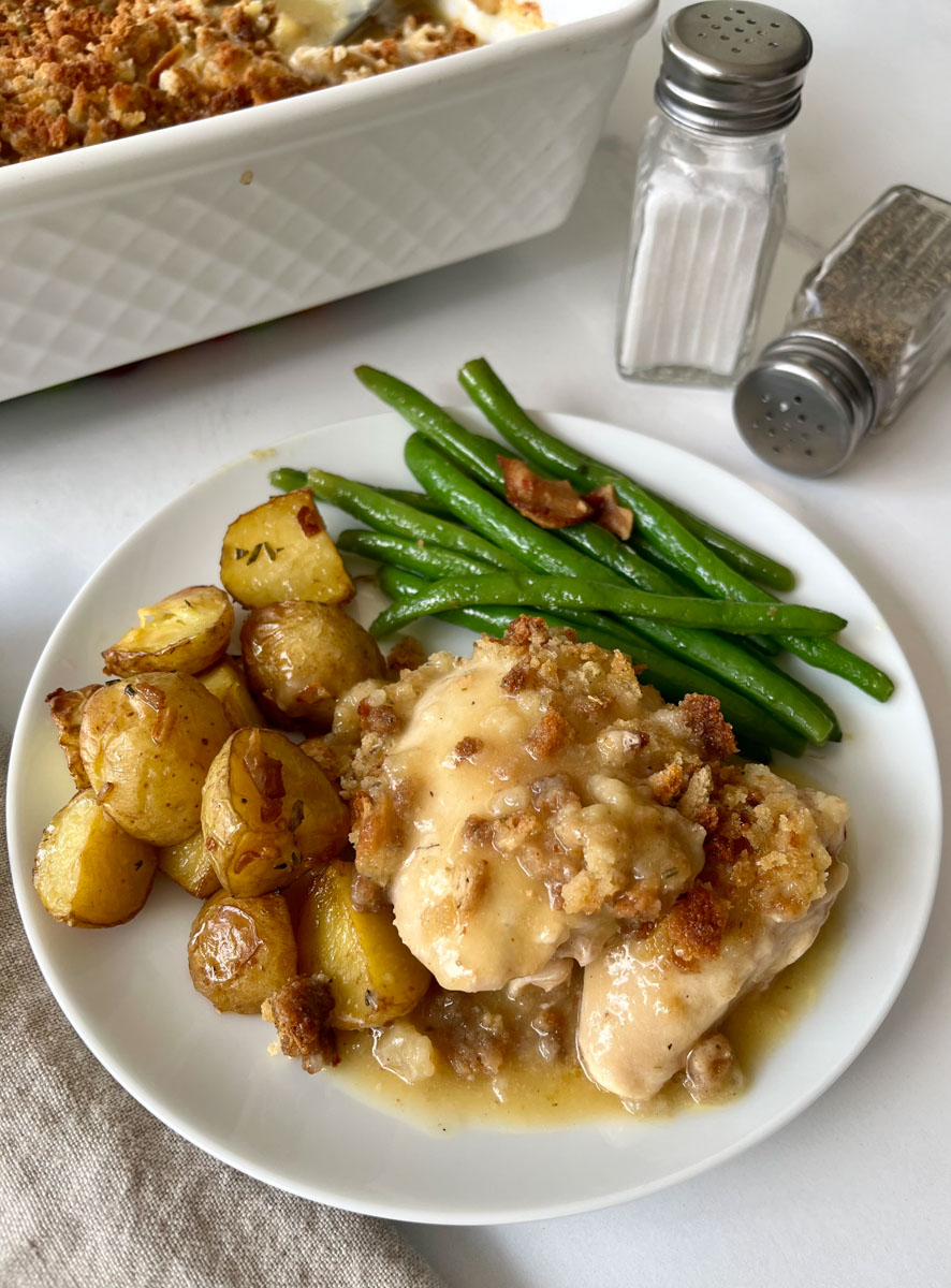 Easy Company Chicken Casserole With Wine Sauce