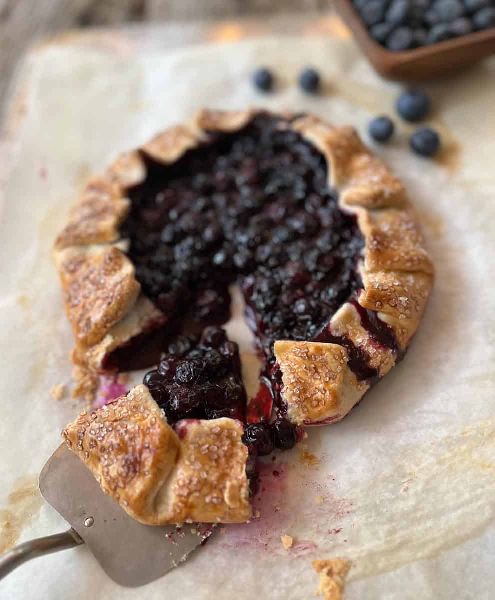 How To Make An Easy Rustic Blueberry-Lemon Galette