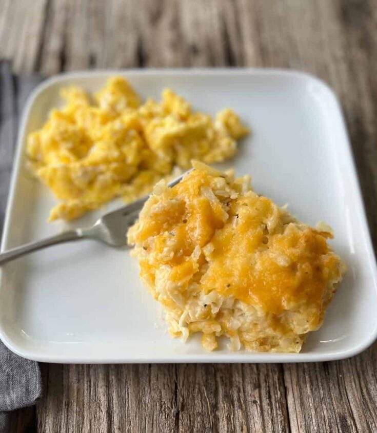Easy hashbrown breakfast casserole.