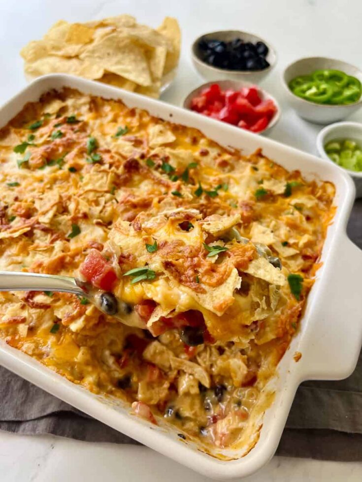 Spicy Mexican Chicken Casserole With Black Beans