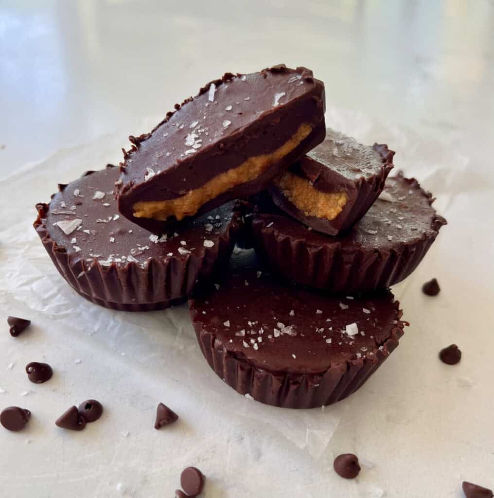 Chocolate peanut butter cups.