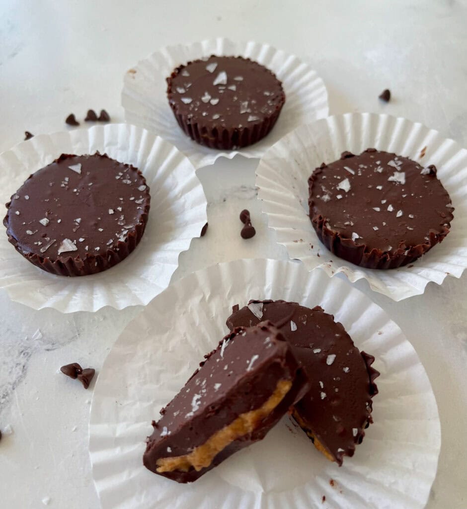 Chocolate peanut butter cups.