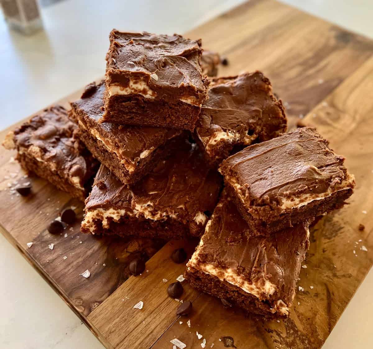 Mississippi Mud Brownies Made With Cocoa Powder