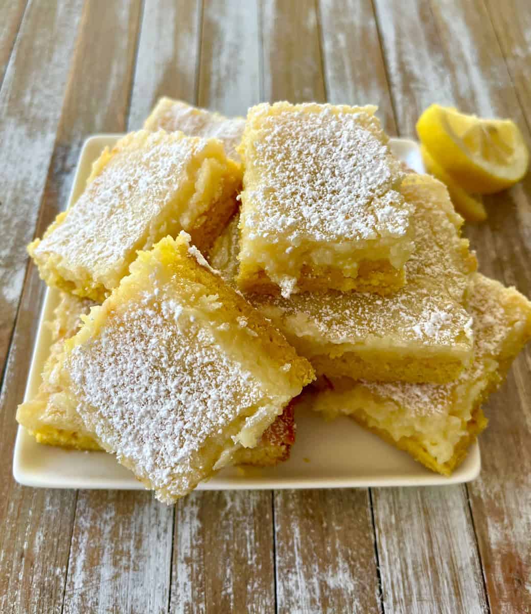 Easy Sunshine Lemon Bars With Cake Mix