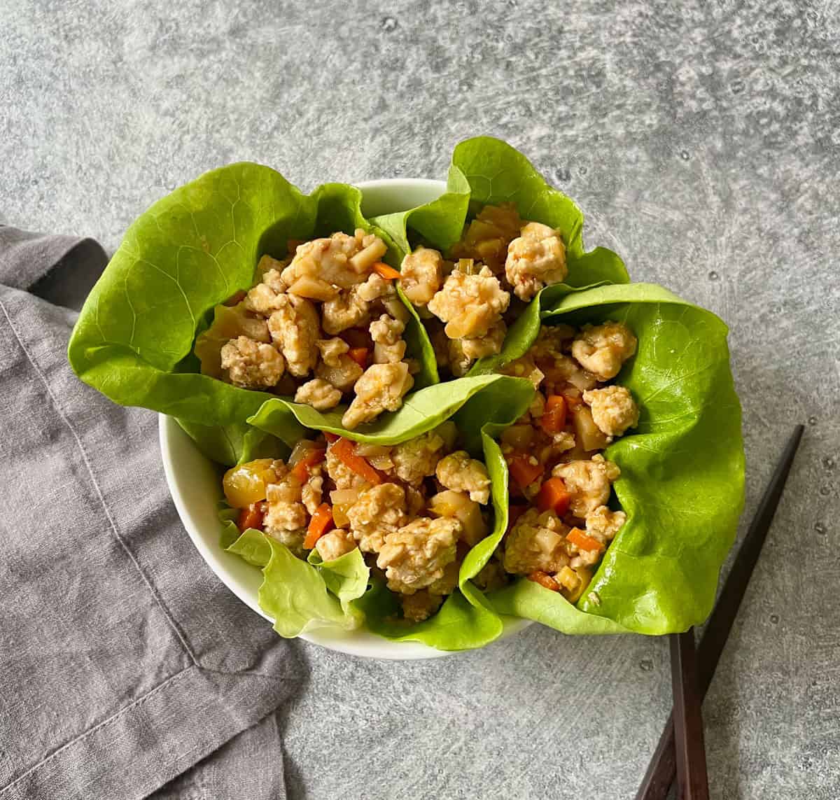Asian Chicken Lettuce Wraps Recipe (Pei Wei Style)