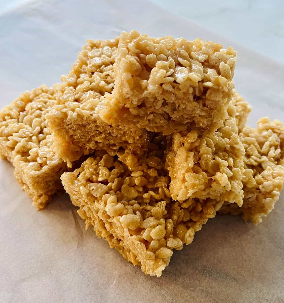 Easy Salted Caramel Rice Krispie Treats